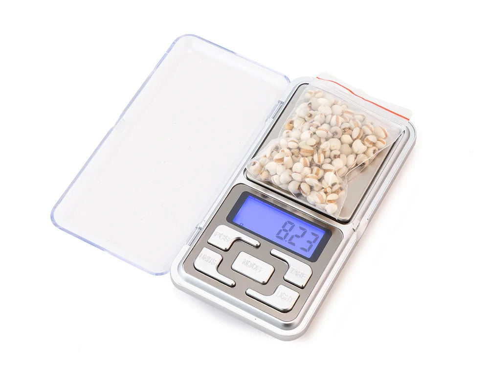 Digitale Feinwaage 0,1g bis 500g – Präzisionswaage Taschenwaage mit LCD Display