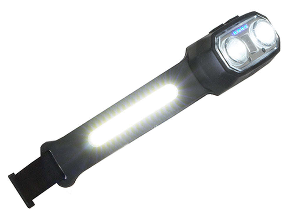 LED Stirnlampe 260° mit Sensorfunktion und USB-C – Wiederaufladbare COB Kopflampe IPX6 für Camping, Arbeit und Outdoor