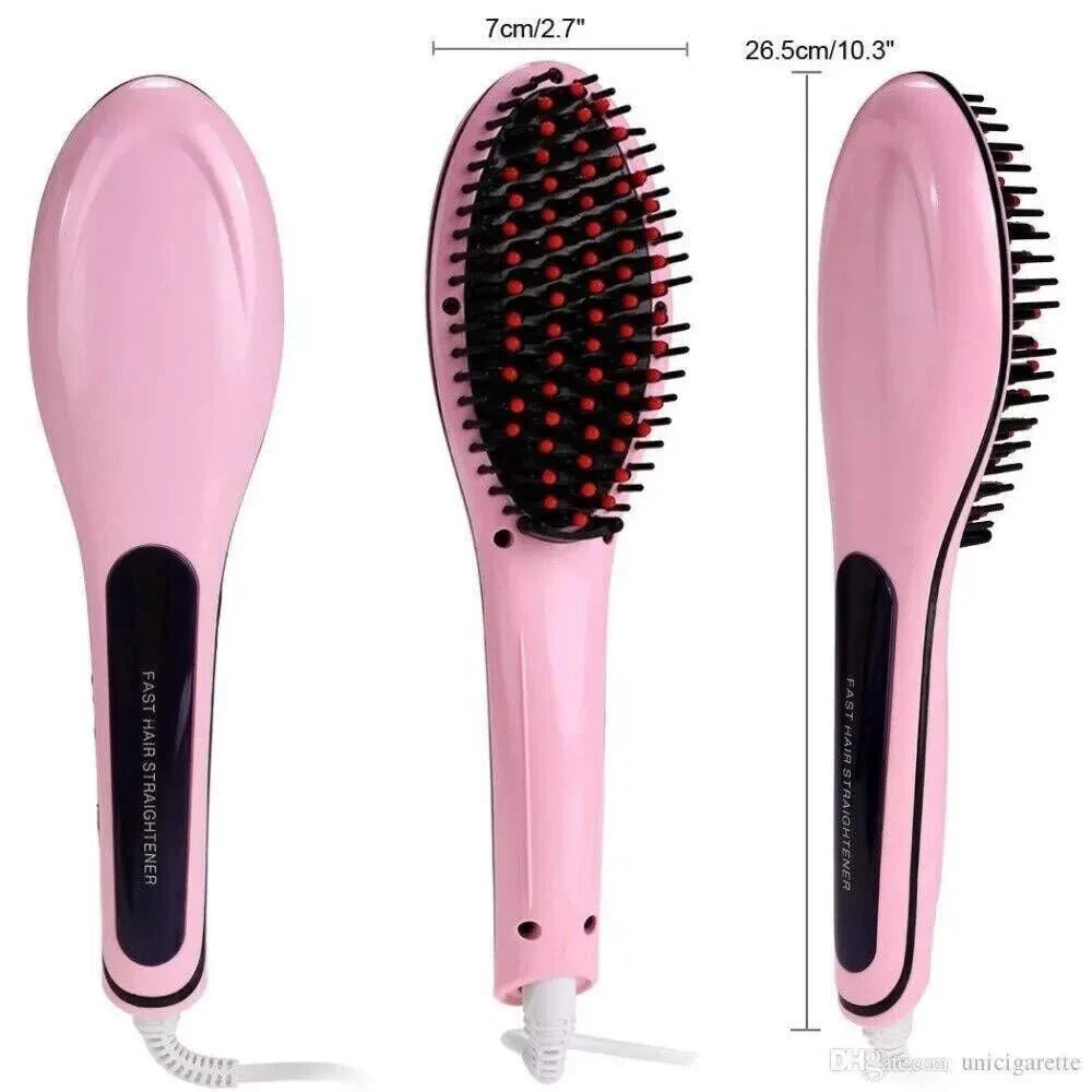 Haarglättungsbürste elektrisch LCD,Hair Straightener Haarglätter Glättungsbürste