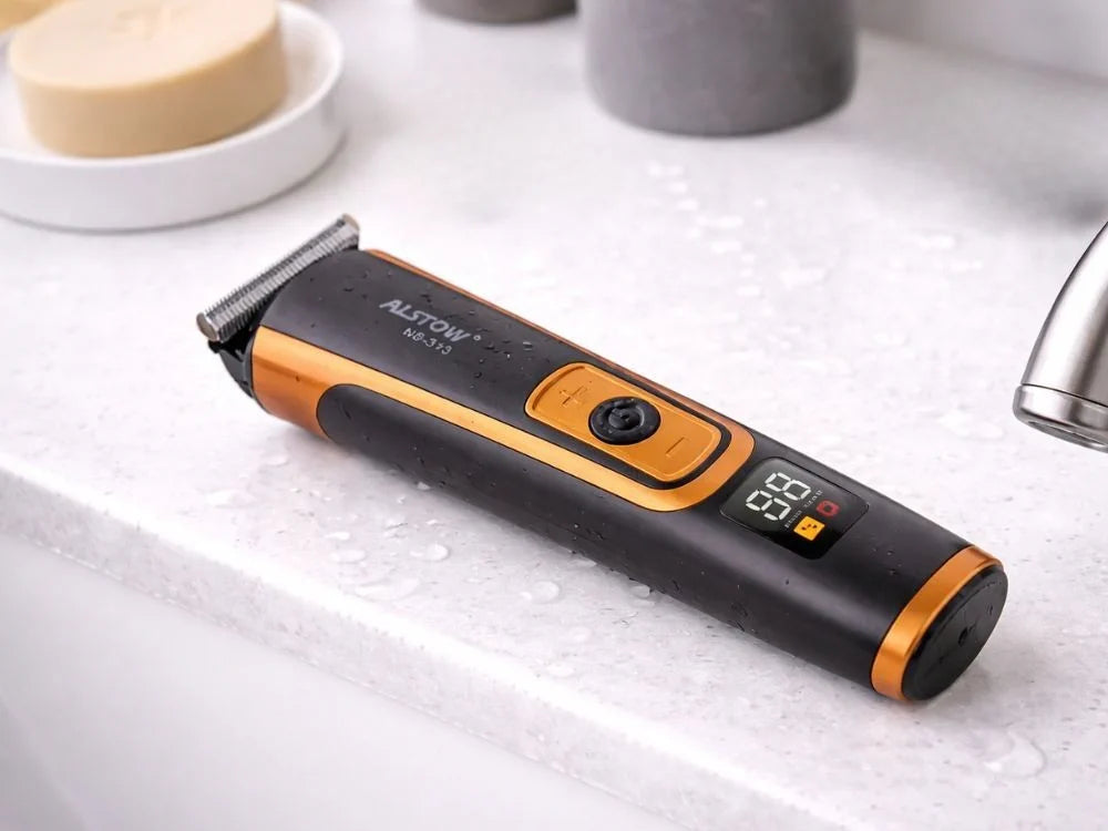 Haarschneidemaschine Barttrimmer Rasierer USB-C Akku 4 Aufsätze T-Blade