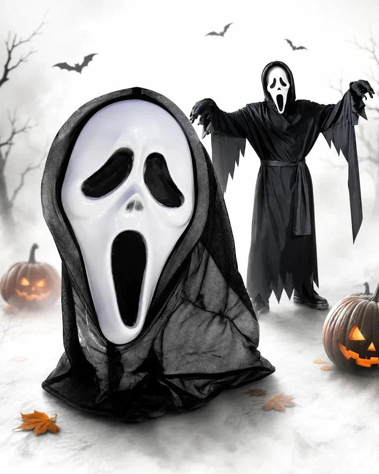 Halloween Maske Horror Clown Hase Pestdoktor Totenkopf Cosplay Kostüm Party