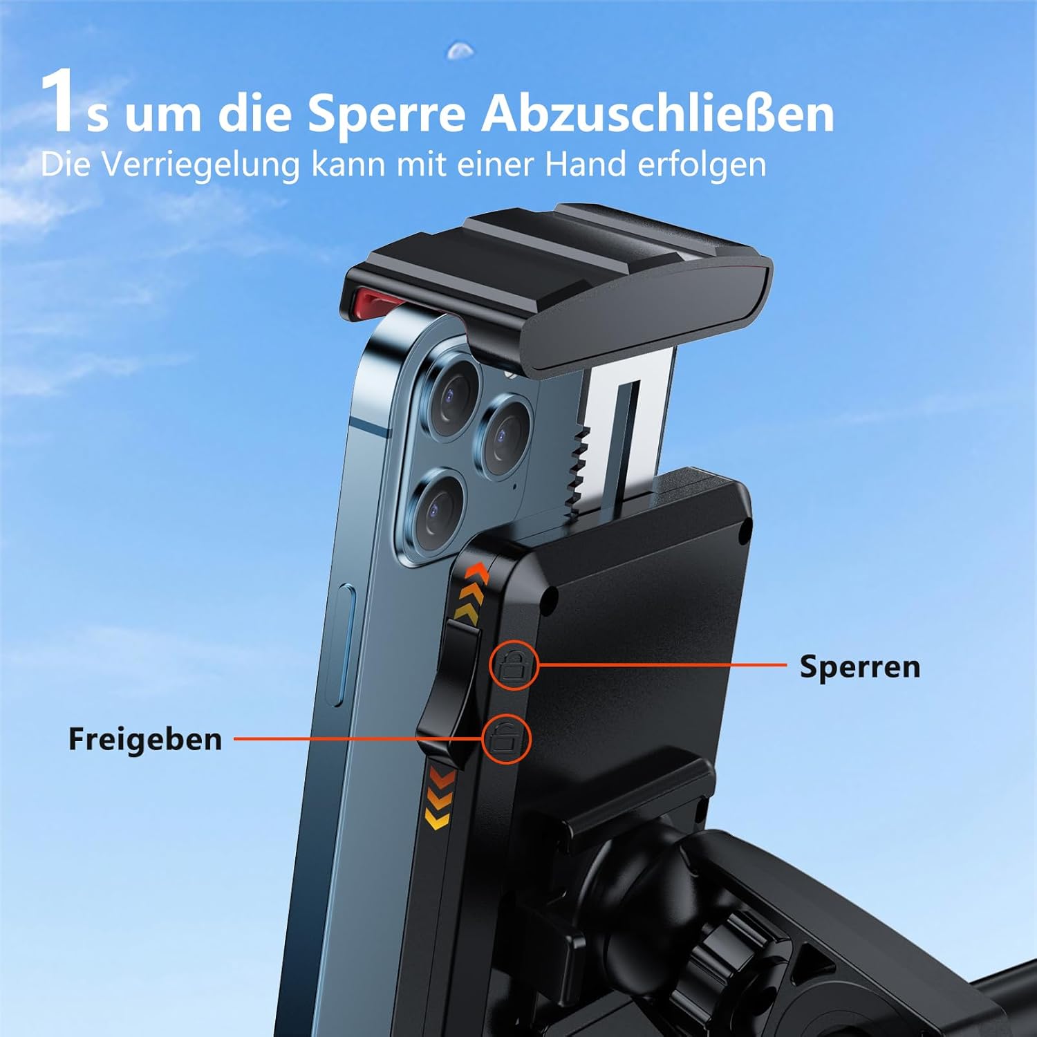 Fahrrad Handyhalterung 360° drehbar – ausziehbar & universal passend

 ✅✅
