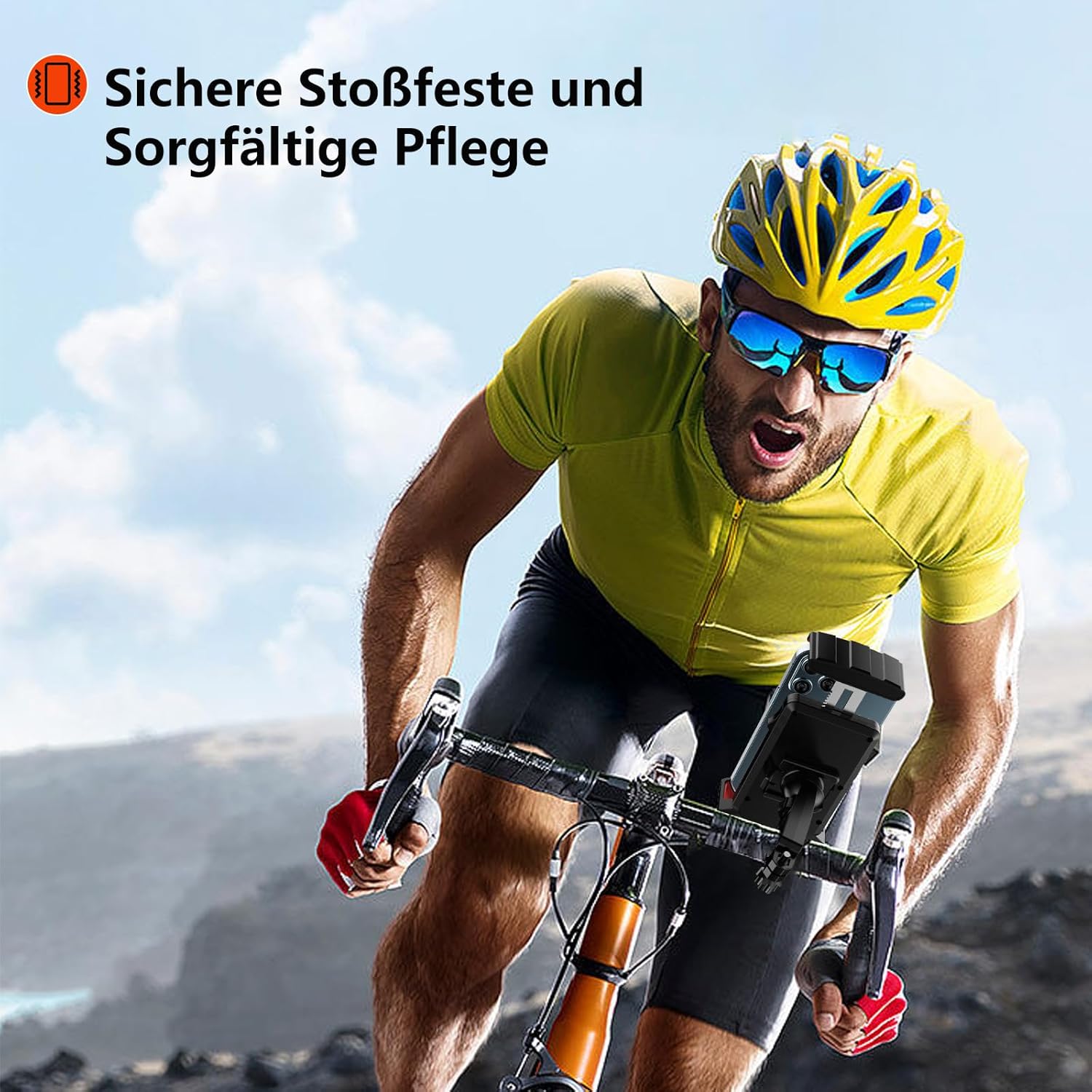 Fahrrad Handyhalterung 360° drehbar – ausziehbar & universal passend

 ✅✅