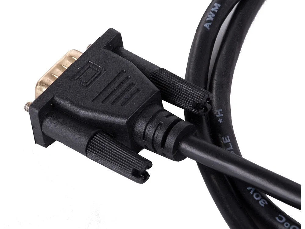 HDMI VGA Kabel 1,3m Full HD 1080p D-Sub Verbindungskabel Schwarz
