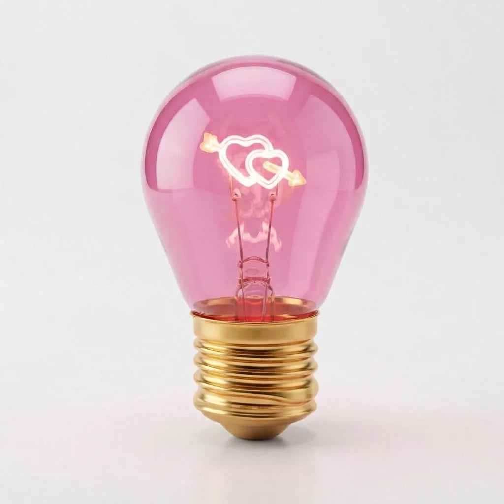 Herz Dekoleuchte Akku USB-C Nachtlicht Geschenk Valentinstag Deko Tischlampe
