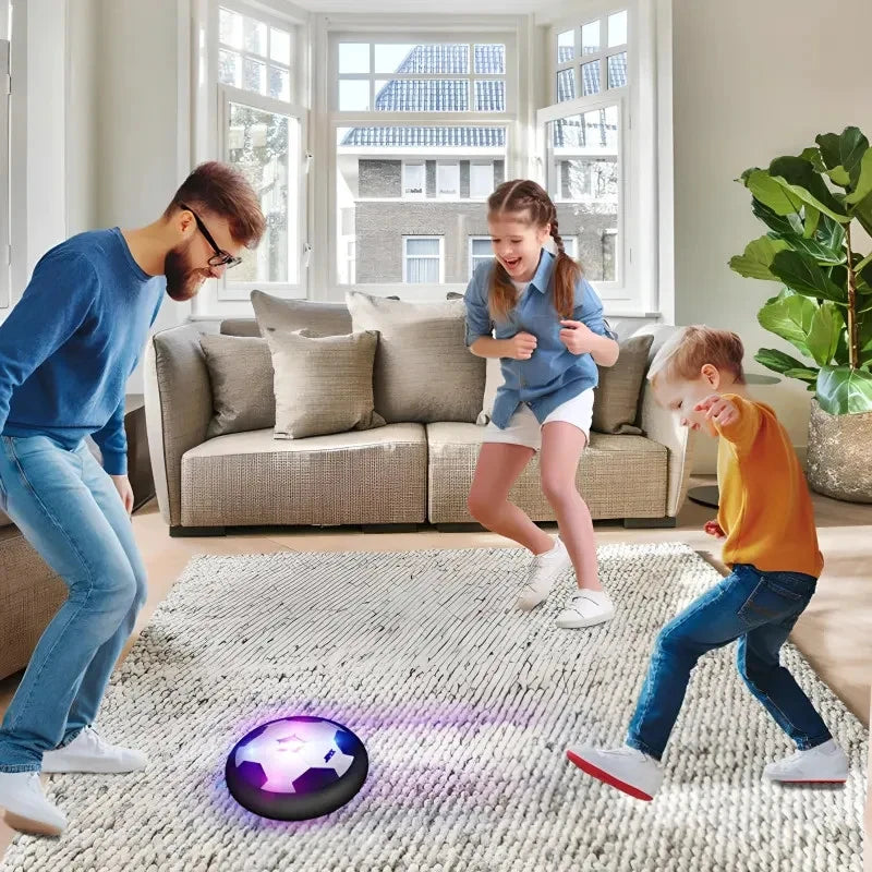 Hoverball Fußball 18cm Luftkissen Ball Leuchtend Indoor Spielzeug Kinder