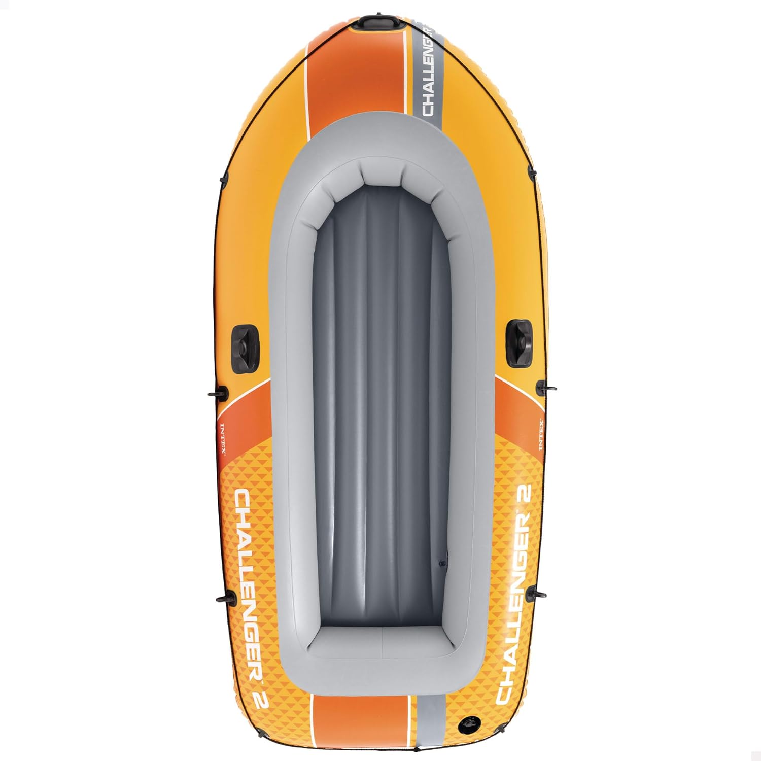 Intex Challenger 2 Schlauchboot Set – 2 Personen Boot mit Paddeln und Pumpe