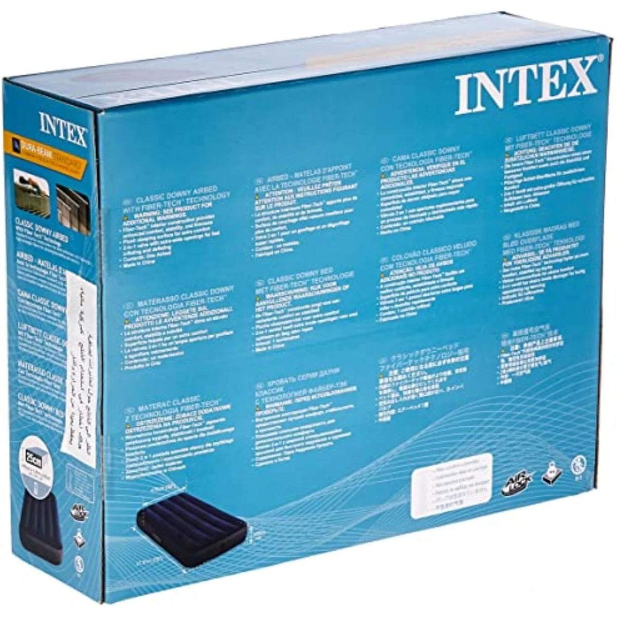Air mattress 1 person air bed camping bed guest bed mattress inflatable 191x76 