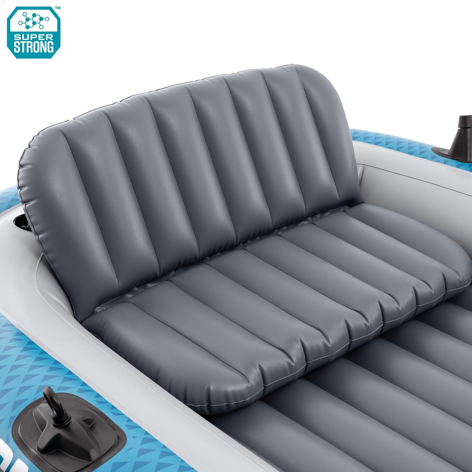 Intex Excursion 5 Schlauchboot Set für 5 Personen mit Aluminiumrudern und Luftpumpe 366 x 168 x 43 cm