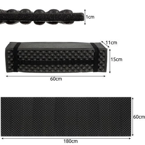 Isomatte Faltbar 180x60x1cm Campingmatte Schlafmatte Outdoor EVA