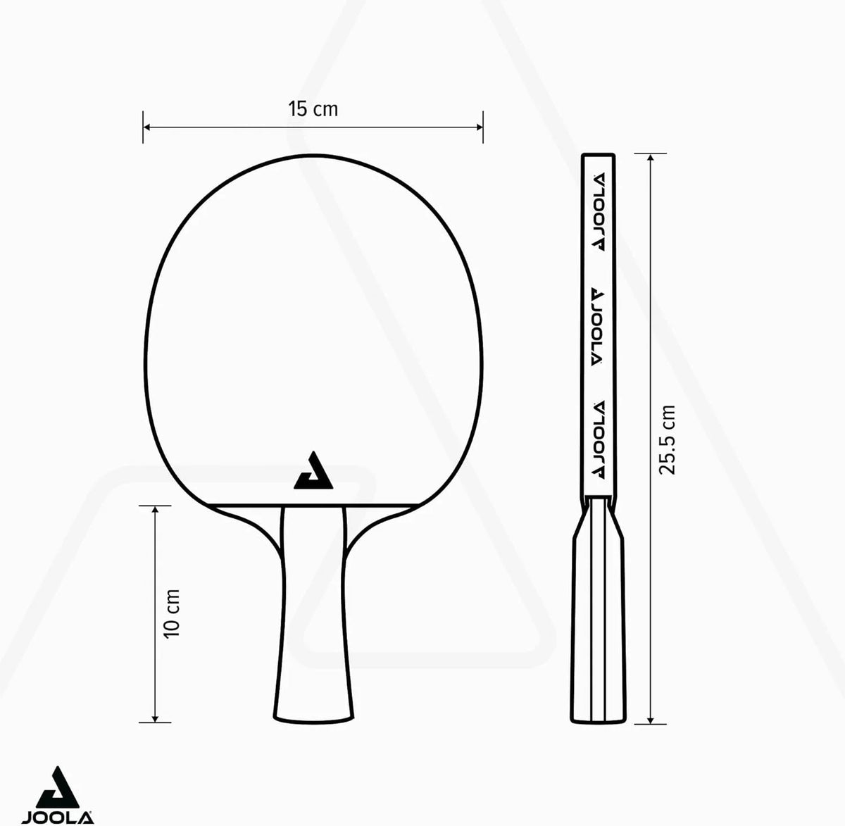JOOLA Tischtennis Set Team School mit 4 Schlägern 4 Bällen & Tasche