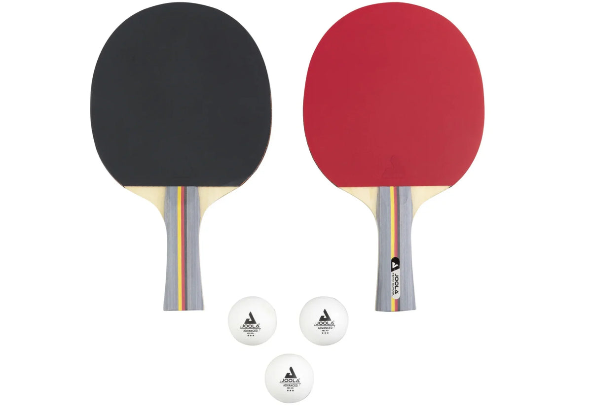 JOOLA Tischtennis Set Team School mit 4 Schlägern 4 Bällen & Tasche