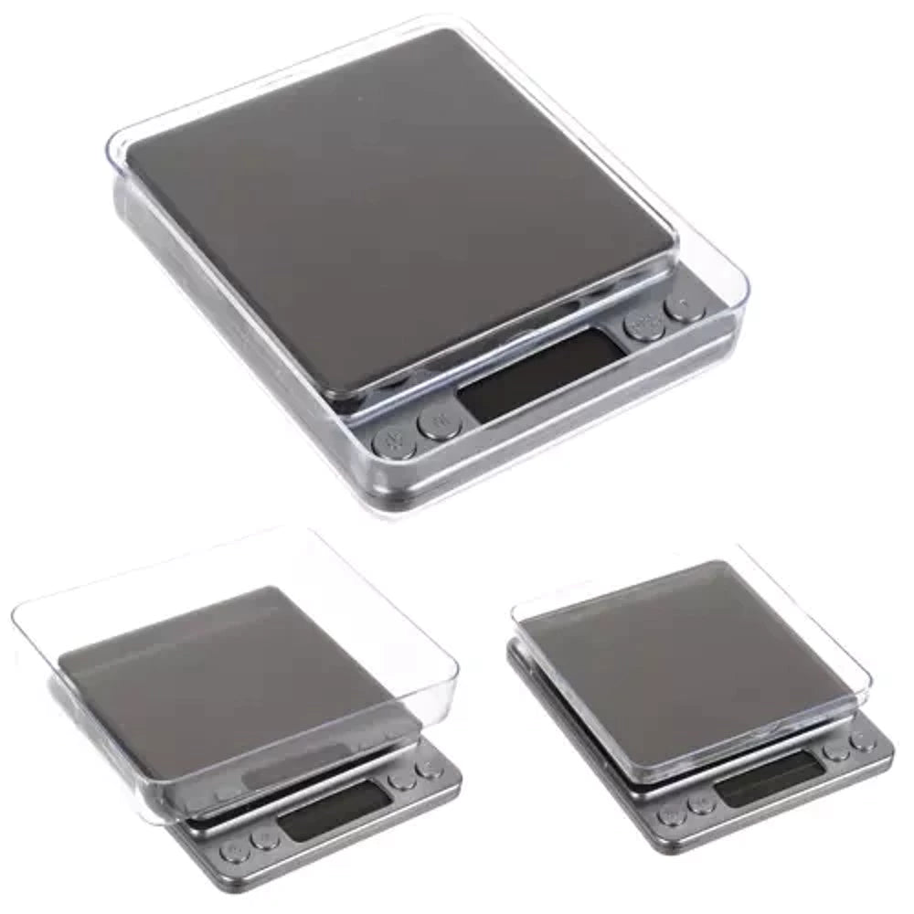 Digitale Küchenwaage 0,1g-500g Genauigkeit LCD Display mit 2 Schalen & Tara