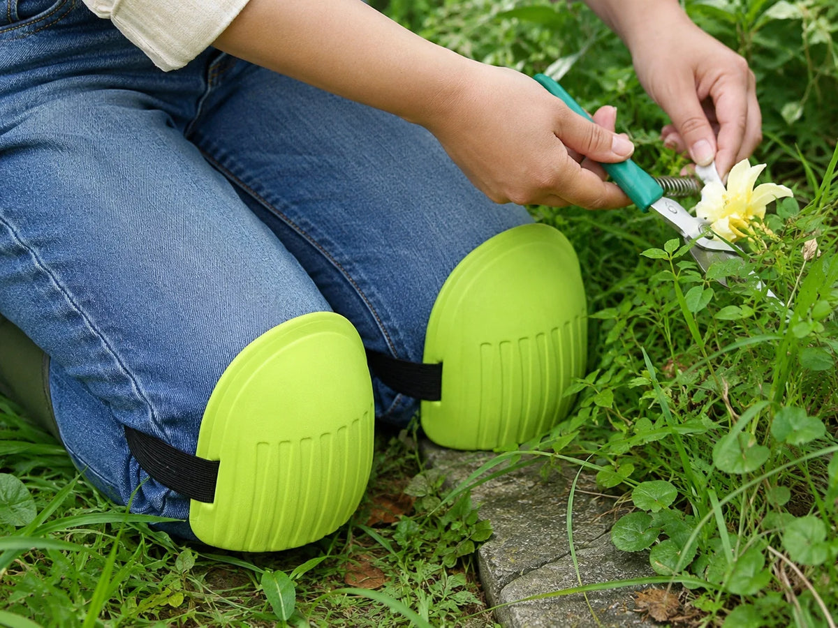 Knieschoner Schaumstoff Knieschutz mit Klettverschluss Garten Bodenarbeiten