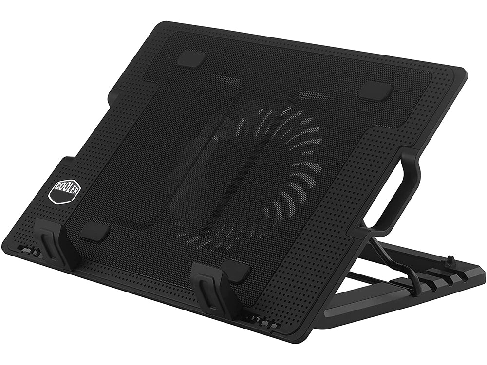 Notebook Kühler für 9–17 Zoll – Cooler Pad mit 12cm Lüfter, LED-Beleuchtung & 5-stufiger Neigung