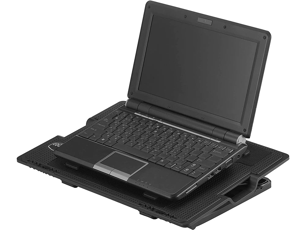 Notebook Kühler für 9–17 Zoll – Cooler Pad mit 12cm Lüfter, LED-Beleuchtung & 5-stufiger Neigung