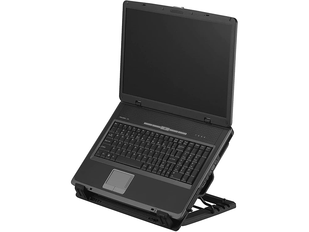 Notebook Kühler für 9–17 Zoll – Cooler Pad mit 12cm Lüfter, LED-Beleuchtung & 5-stufiger Neigung