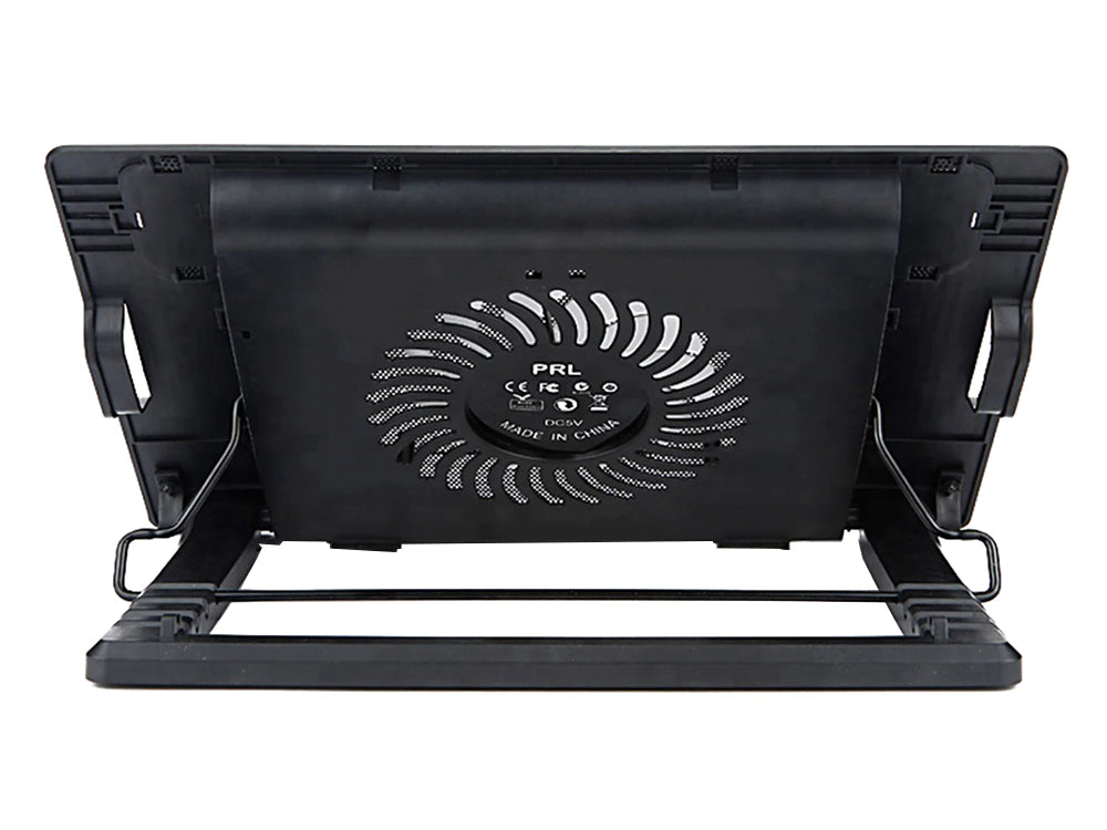 Notebook Kühler für 9–17 Zoll – Cooler Pad mit 12cm Lüfter, LED-Beleuchtung & 5-stufiger Neigung