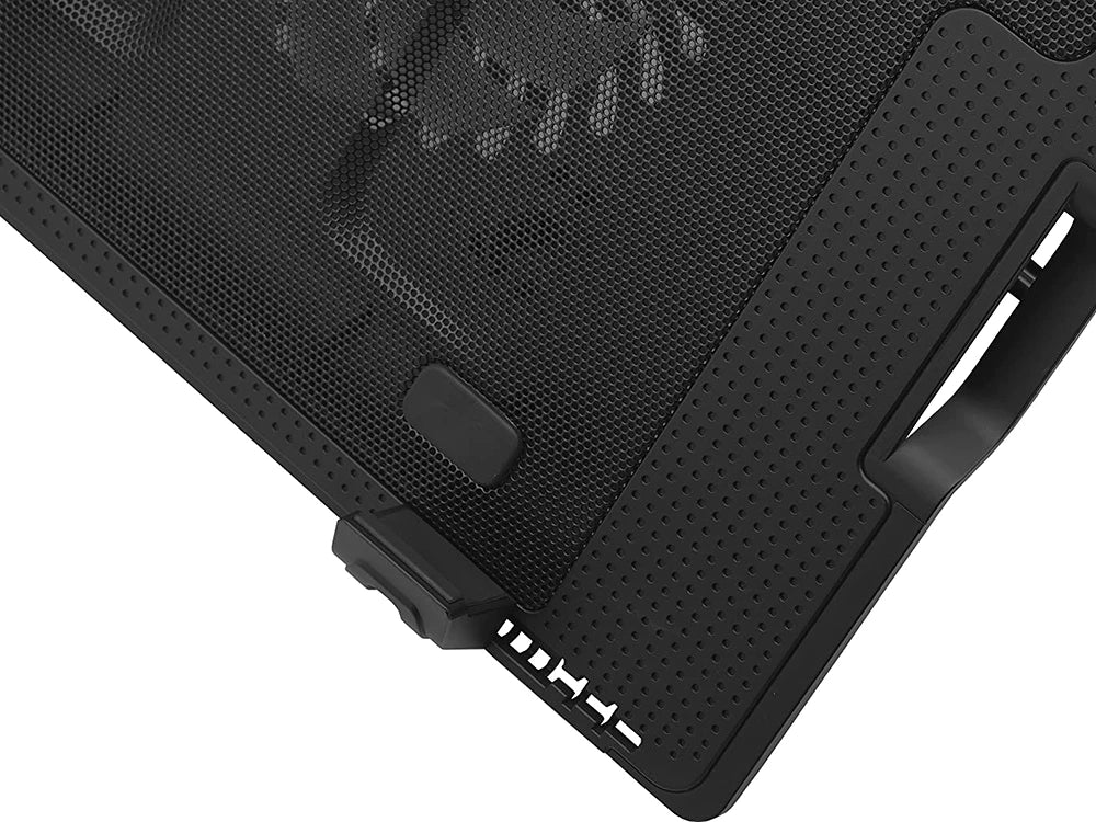 Notebook Kühler für 9–17 Zoll – Cooler Pad mit 12cm Lüfter, LED-Beleuchtung & 5-stufiger Neigung