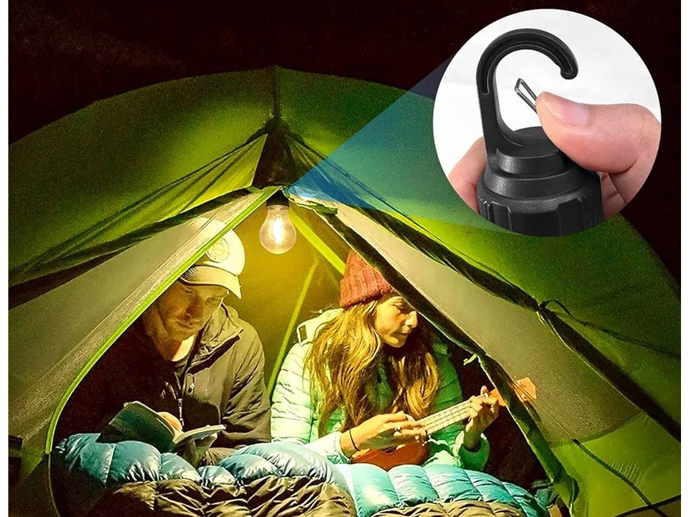 LED Campinglampe Hängelampe USB-C Wiederaufladbar – Camping Licht mit 3 Modi