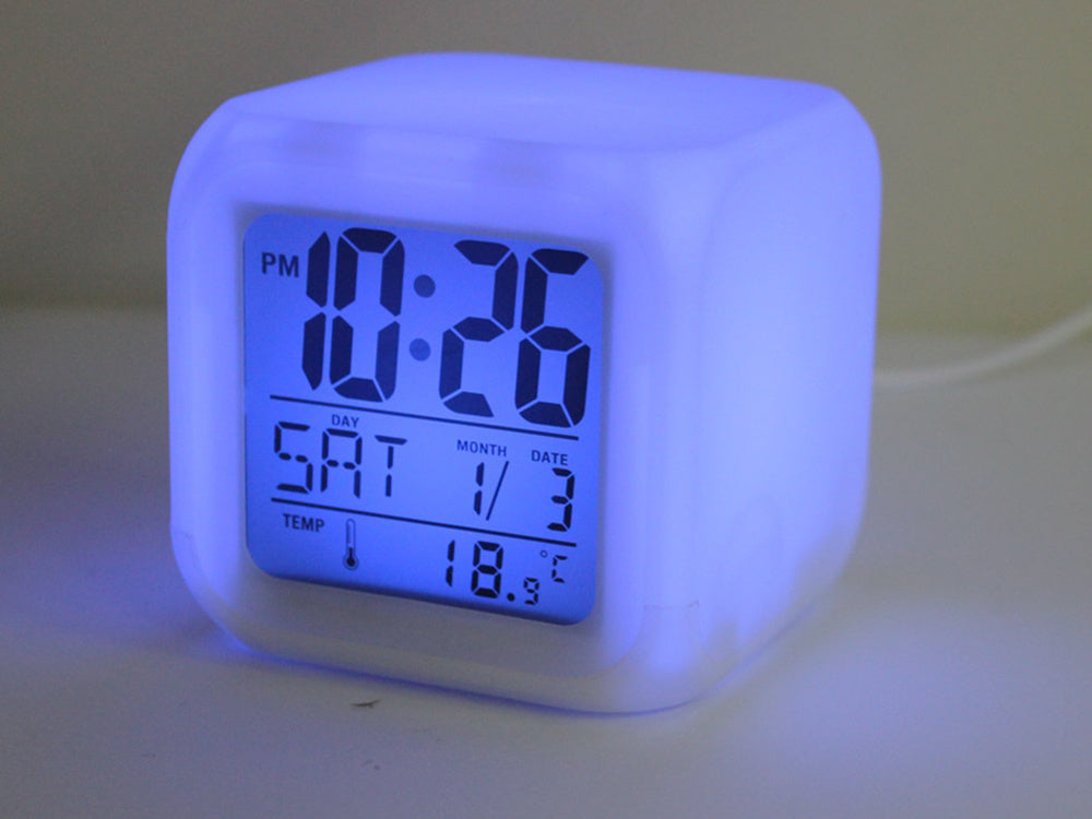 LED Alarm Clock Digital Alarm Clock Calendar Illuminated Snooze Alarm