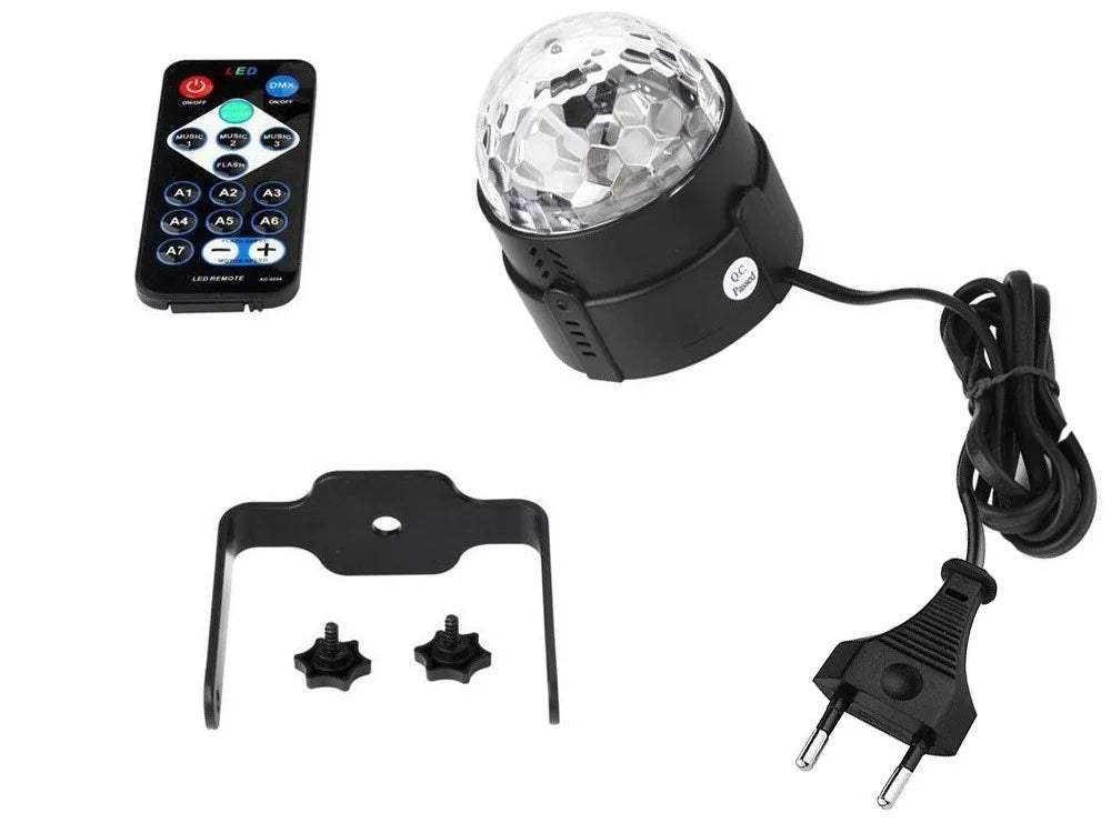 LED Discokugel Lichteffekt Magic RGB DJ Party lichtorgel Bühnenbeleuchtung