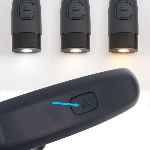 LED Halslampe Leselampe USB C wiederaufladbar flexibel 3 Lichtmodi