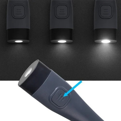 LED Halslampe Leselampe USB C wiederaufladbar flexibel 3 Lichtmodi