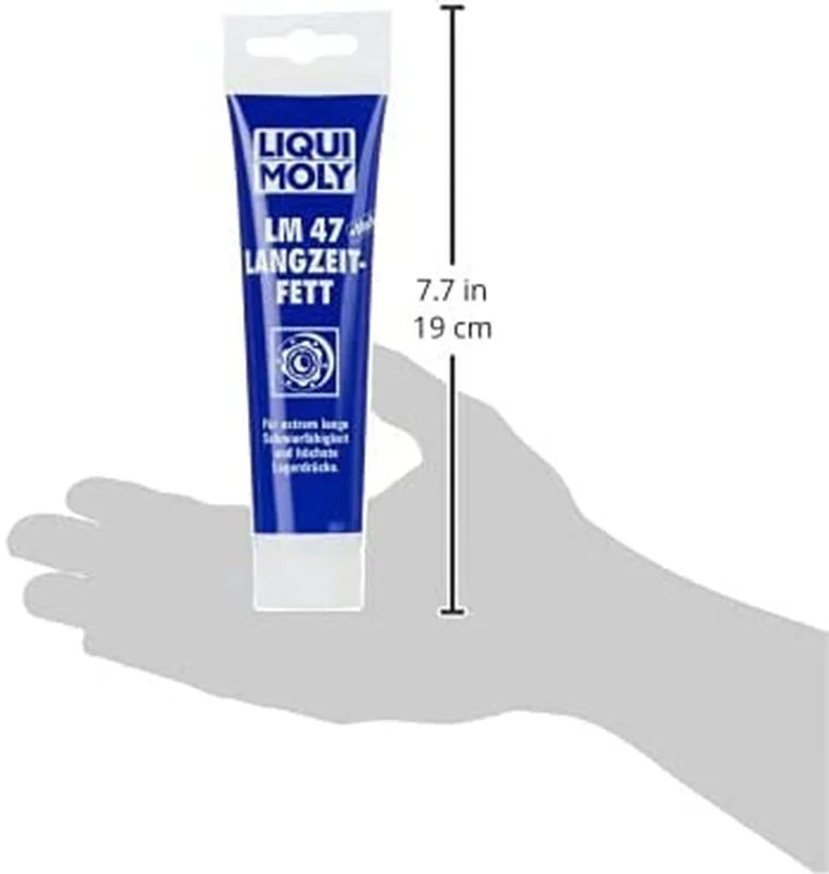 LIQUI MOLY LM 47 Langzeitfett + MoS2 100 g – Hochdruck Lithium Mehrzweckfett für Lager, Gelenke und Schmierstellen