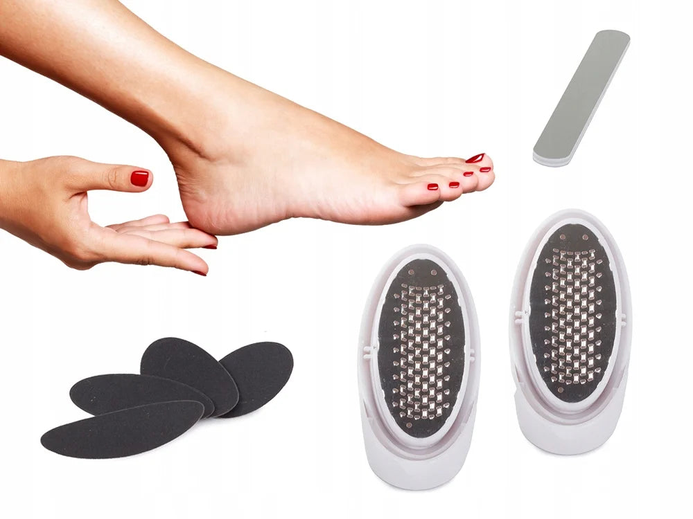 Maniküre Pediküre Set 14-teilig – elektrischer Nagelfräser, Fußfeilen & Schleifaufsätze für die kosmetische Nagelpflege