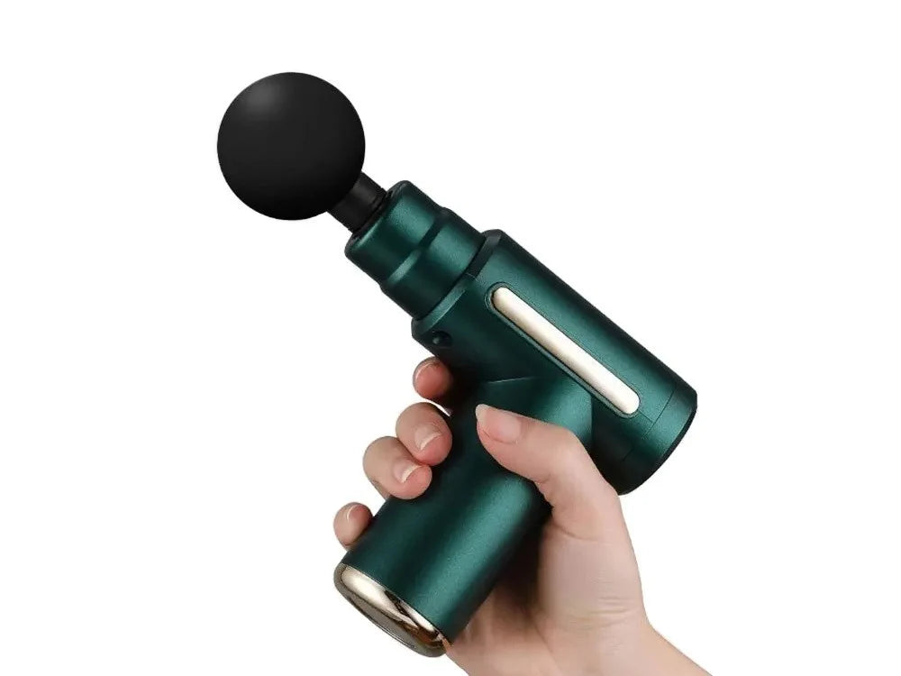 Massagepistole Massagegerät 30W USB-C 6 Stufen 4 Aufsätze Muskelmassage Sport
