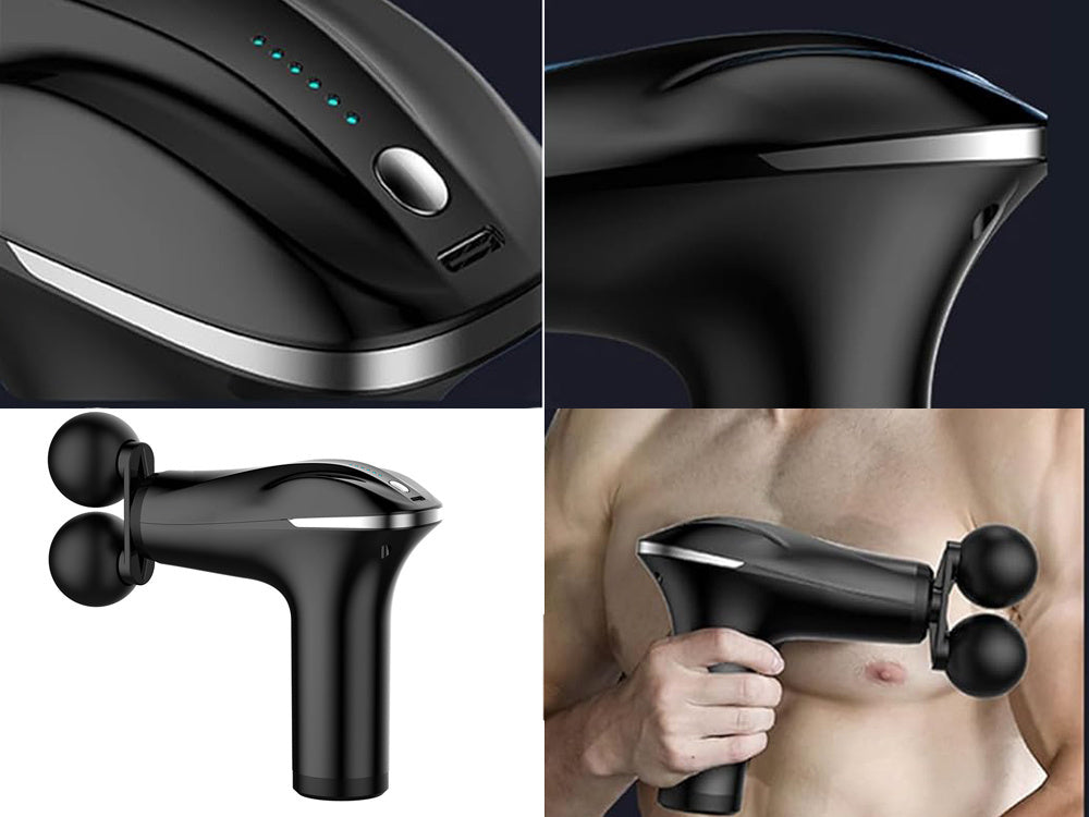 Massage Gun Massagepistole,für Rücken Nacken und Schulter,leises elektrisches