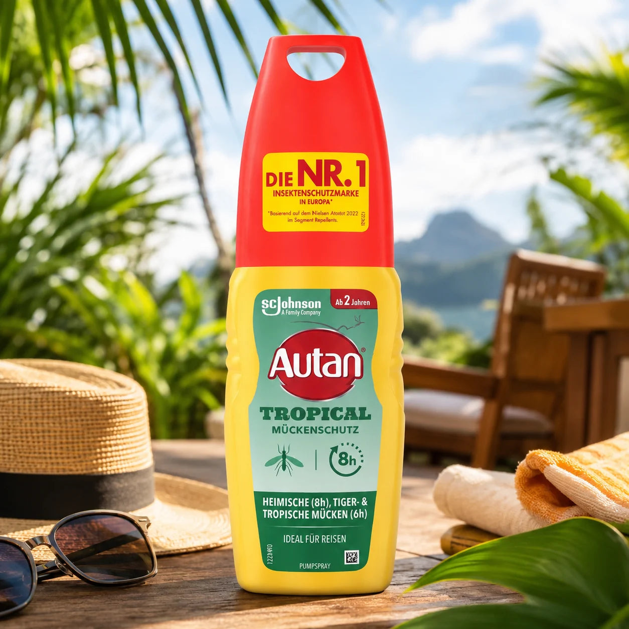 Mückenspray 100ml Mückenschutz Icaridin 20% Reise Camping Outdoor Spray