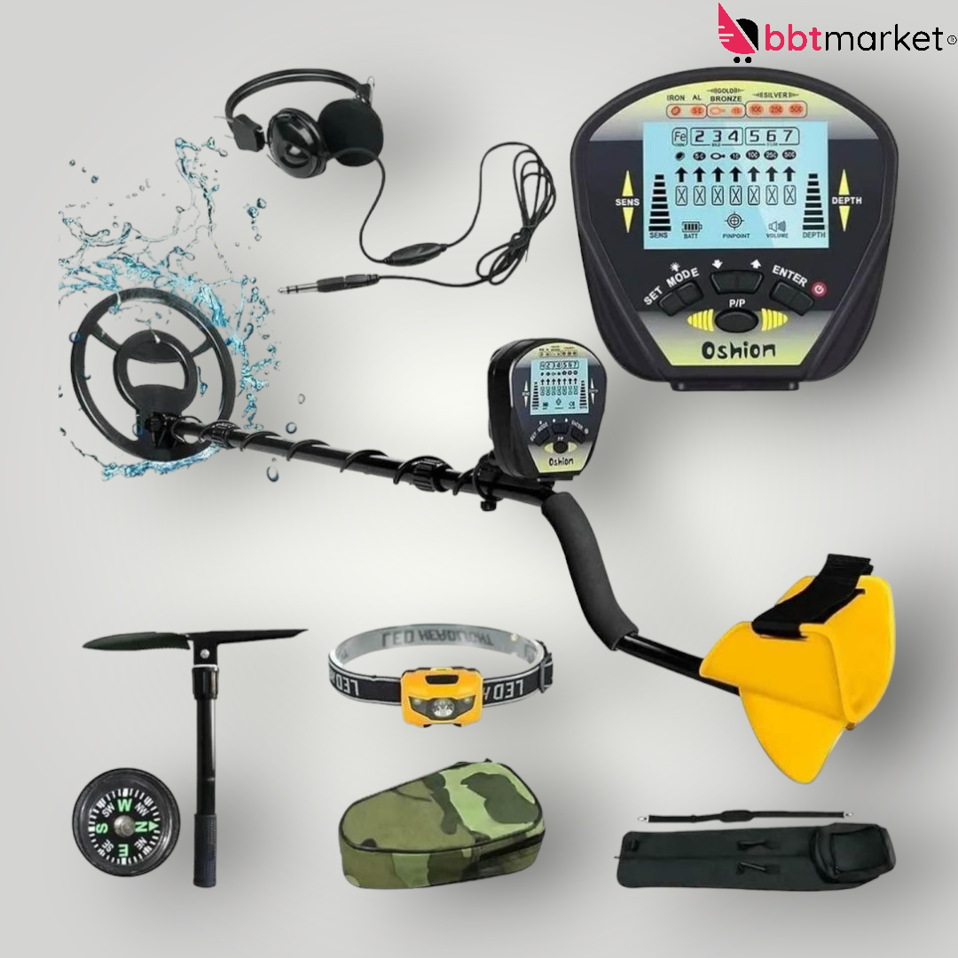 Christmas gift professional LCD metal detector gold metal detector waterproof set 