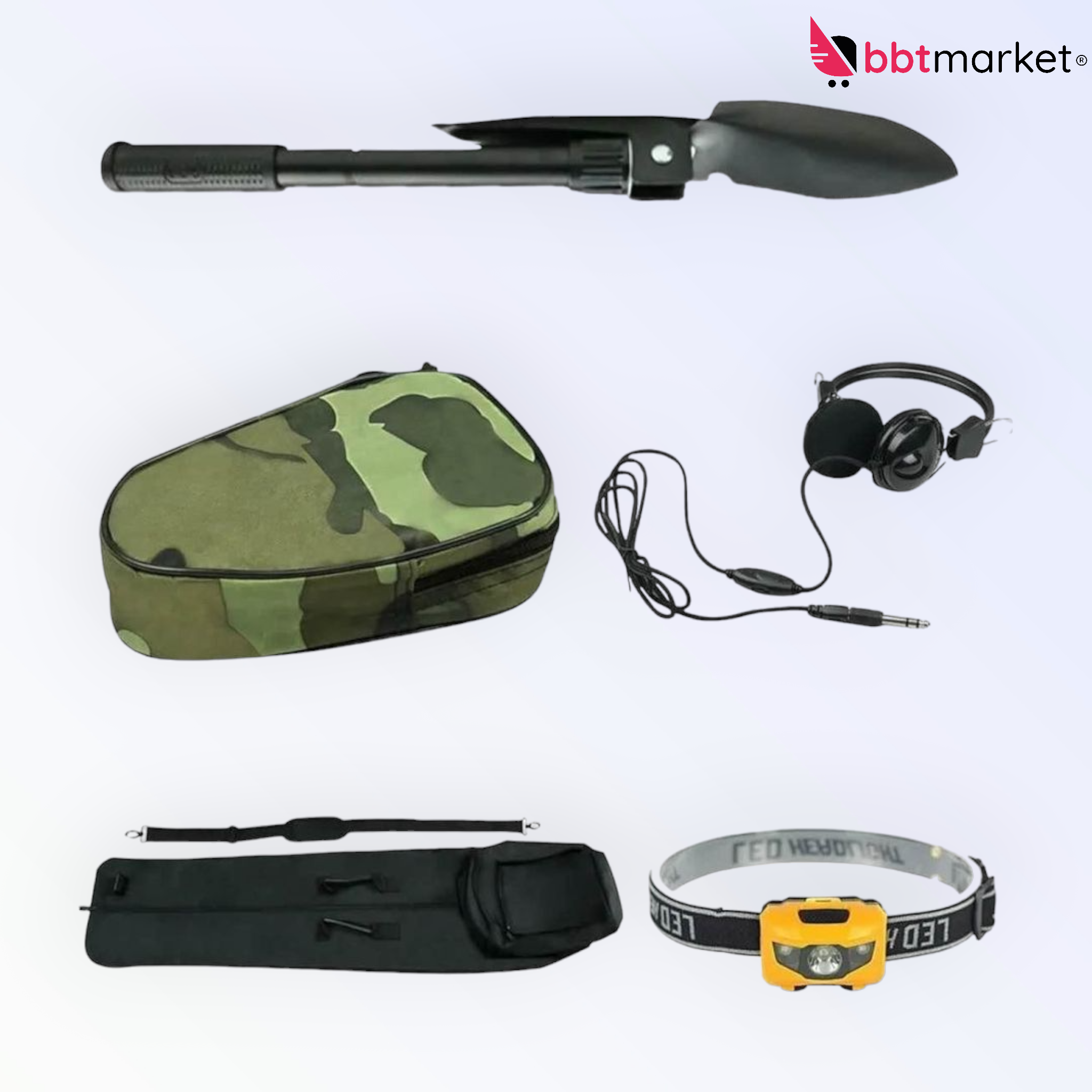 Christmas gift professional LCD metal detector gold metal detector waterproof set 