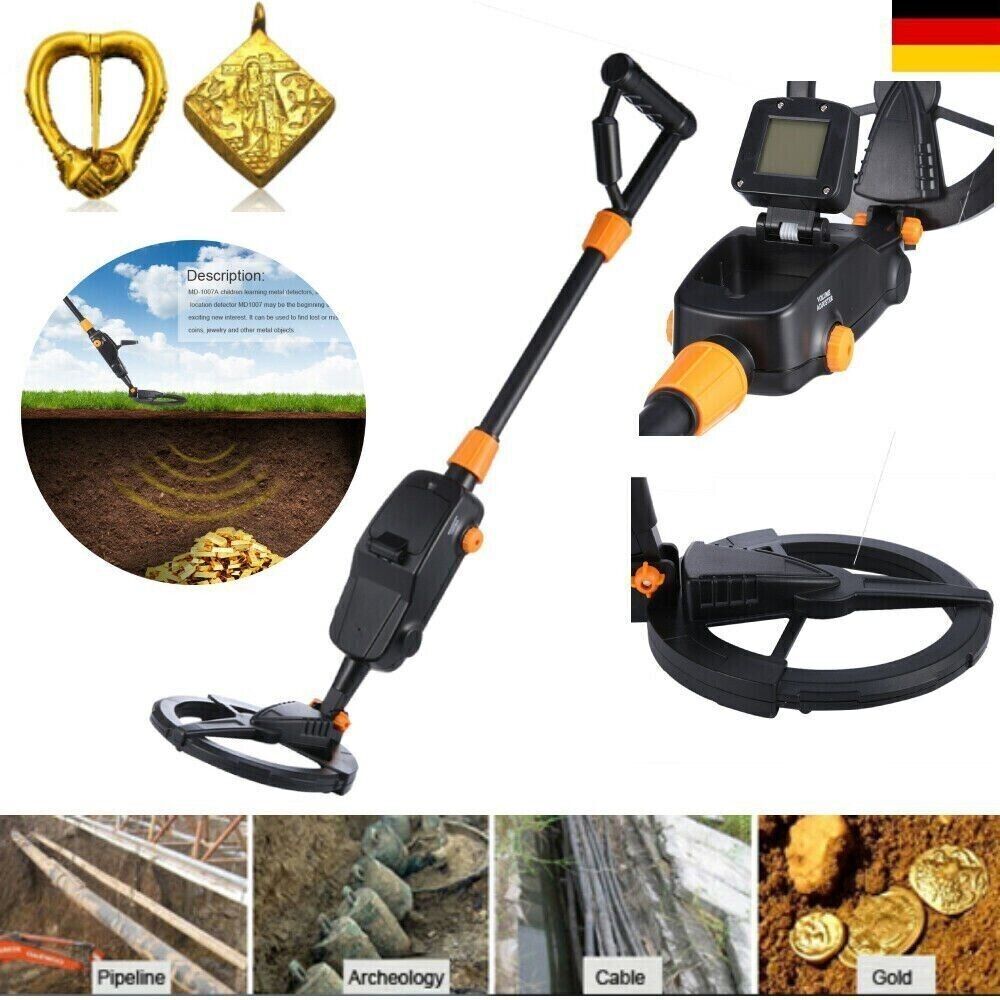 Metal detector with LCD Gold Metal Detector Gold Prospector Treasure Hunt Finder 