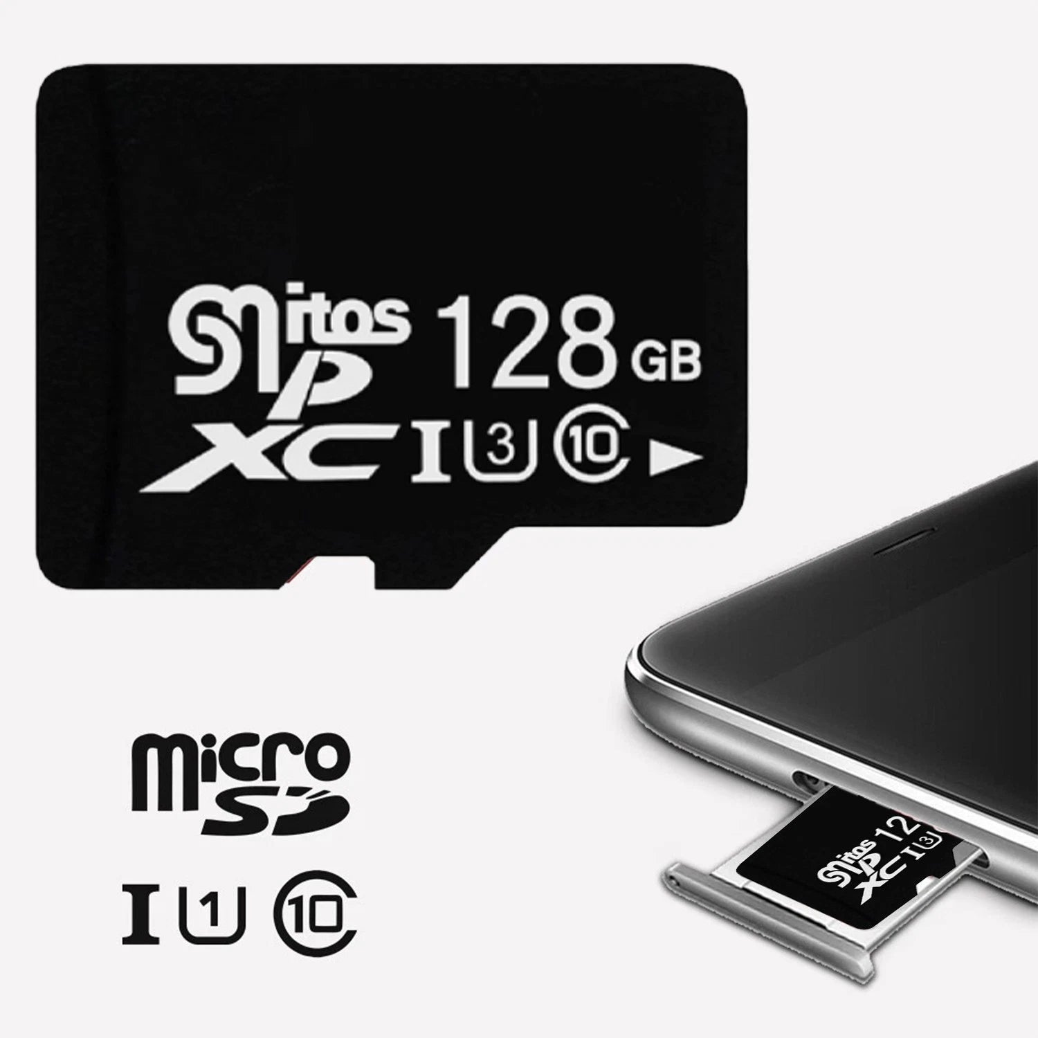 MicroSD Speicherkarte Class 10 TF Karte 4GB bis 256GB – Schnelle Speicherkarte für Smartphone, Tablet, Kamera & mehr