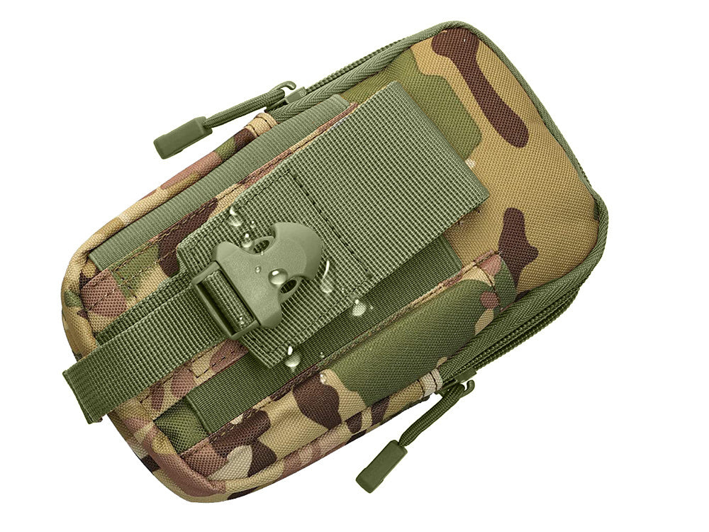Taktische Molle Gürteltasche Outdoor – Hüfttasche für Smartphone iPhone Camo