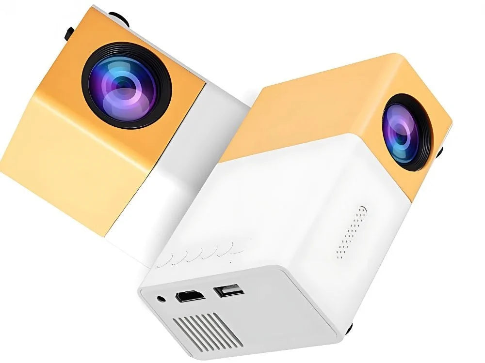 Mini Beamer Full HD HDMI USB LED Projektor Heimkino Tragbar Fernbedienung