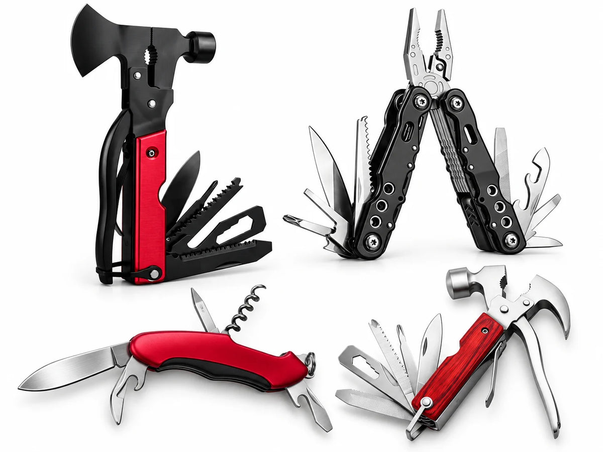 Multitool Edelstahl Multifunktionswerkzeug Zange Camping Outdoor Werkzeug