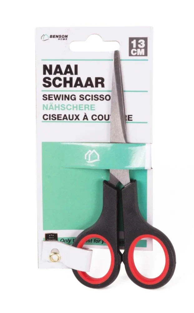 Nähschere 13cm Stoffschere Softgrip Präzisionsschere Edelstahl Bastelschere