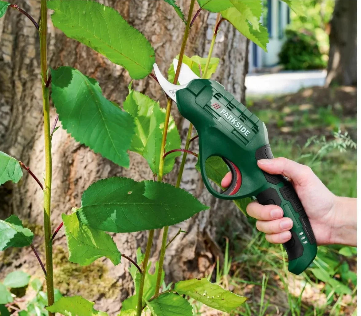 PARKSIDE Akku Gartenschere 4V PAGS 4 A1 Astschere USB-C Kabel Schutzhülle