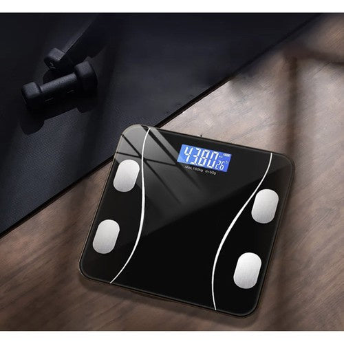 Personenwaage 180 kg Bluetooth – Digitalwaage mit BMI Analyse