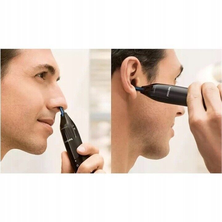 Philips NT1650/16 Ear and Nose Hair Trimmer, Cordless, AA, Double-Sided...