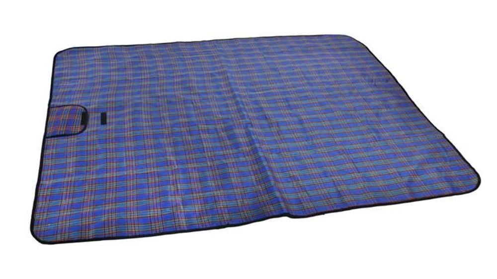 Wasserdichte Picknickdecke 145x180 cm – Faltbare Stranddecke Blau