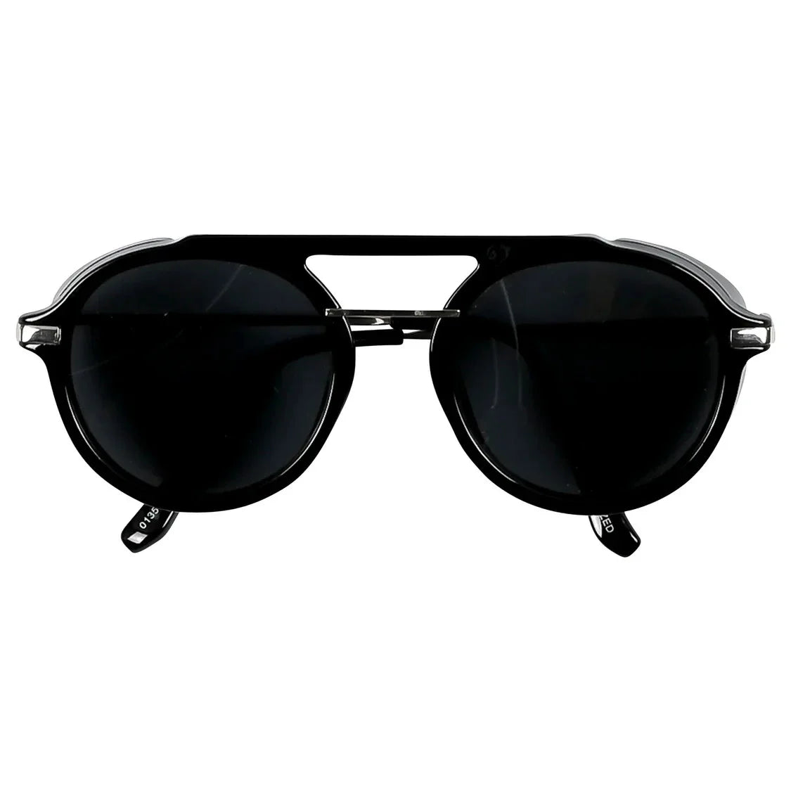 Polarisierte Sonnenbrille Herren Damen UV400 Schwarz Sportbrille Seitenschutz