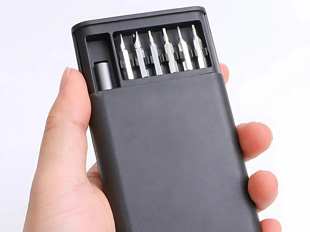 Präzisions Schraubendreher Set 24 Bits Magnetisch Feinmechaniker Werkzeug Etui