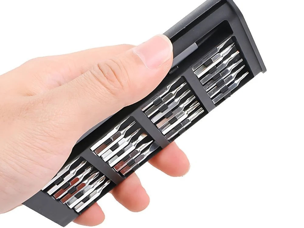 Präzisions Schraubendreher Set 24 Bits Magnetisch Feinmechaniker Werkzeug Etui