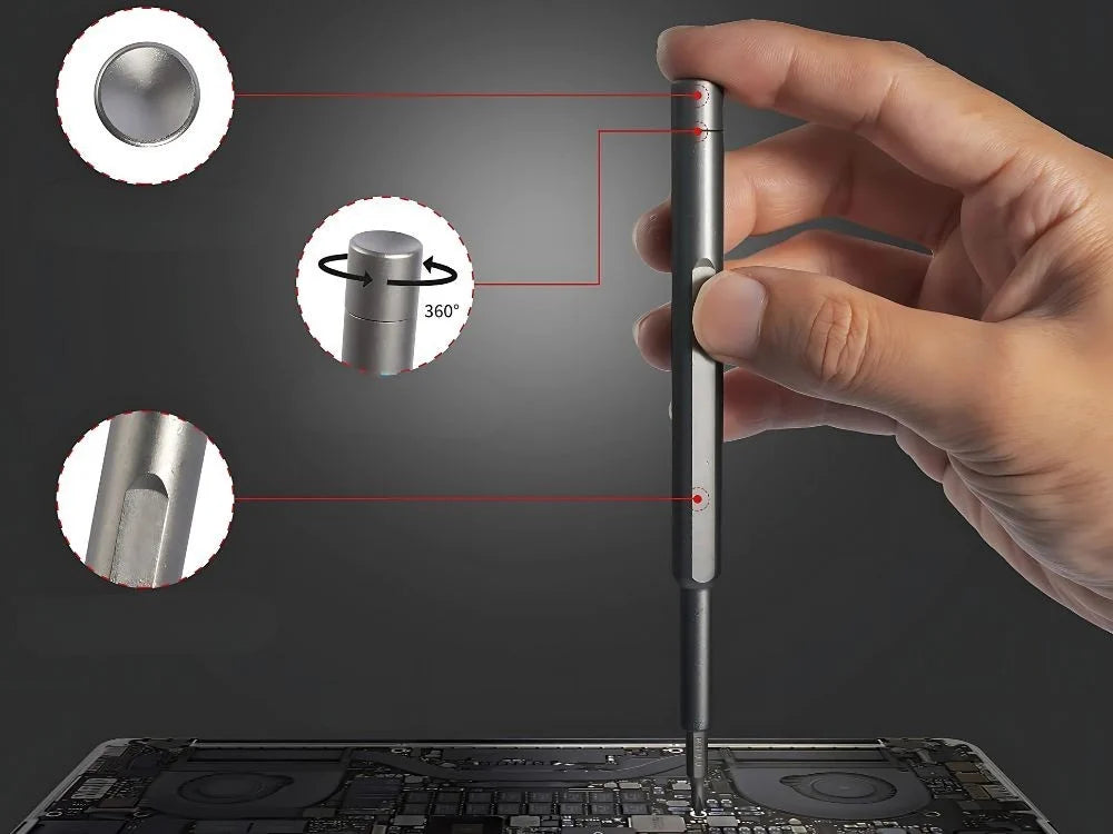Präzisions Schraubendreher Set 24 Bits Magnetisch Feinmechaniker Werkzeug Etui