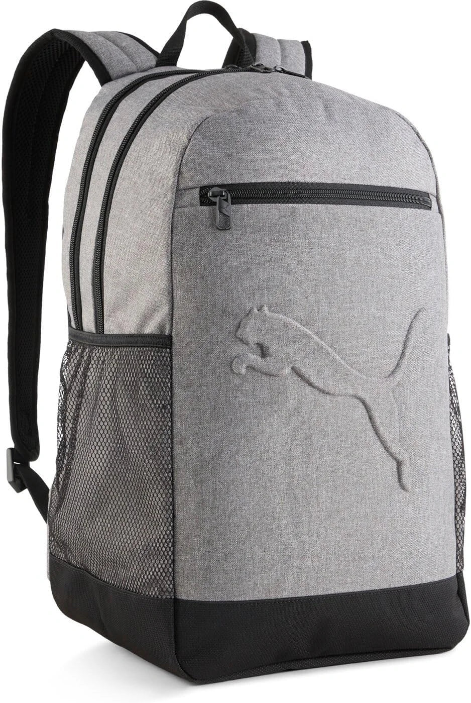 PUMA Buzz Heather Rucksack 091350 – Unisex Backpack Medium Gray Heather für Sport, Alltag & Freizeit